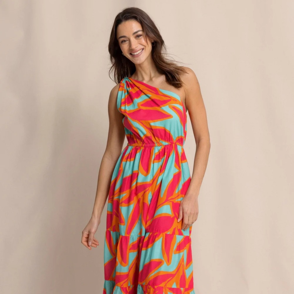 Southern Tide Analeah Garden Glory Printed Maxi Dress Size small   New With Tags